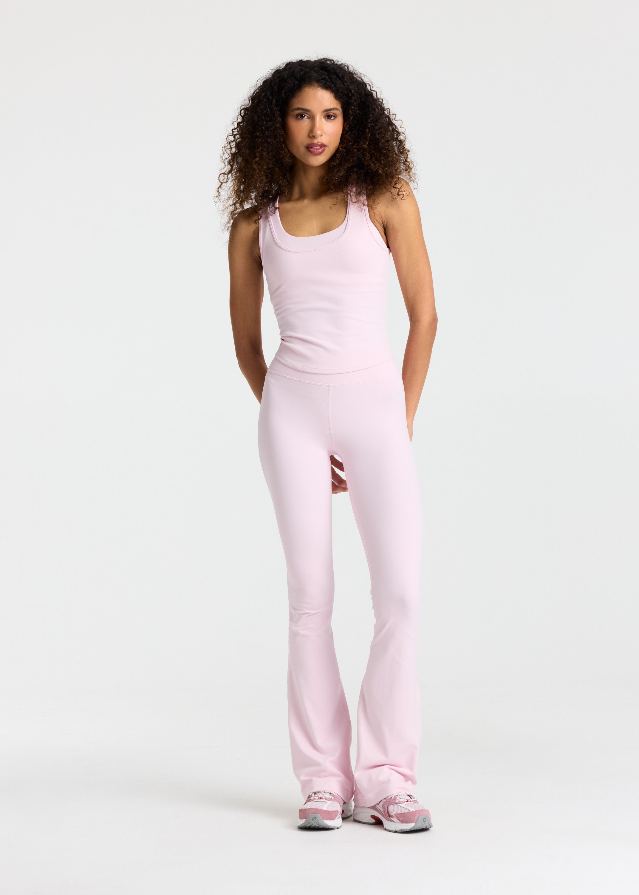 Cloudform® Square Neck Top - Millenial Pink